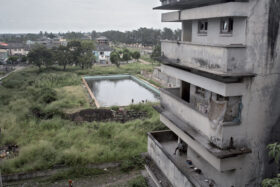 GT 946 2008 Grande Hotel Beira Mozambique from Avenue Patrice Lumumba Diptych II